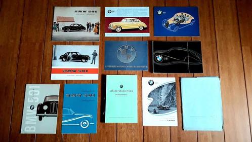 Brochure BMW 501 / 501A / 501B / 501/3 / 501 V8 (Barokengel), Boeken, Auto's | Folders en Tijdschriften, Gelezen, BMW, Ophalen of Verzenden