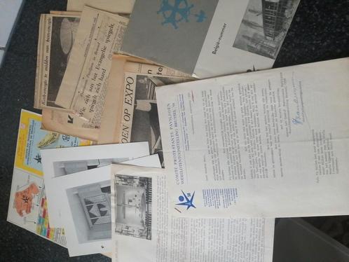 Expo 58 Brussel, Boeken, Catalogussen en Folders, Gelezen, Folder, Ophalen of Verzenden
