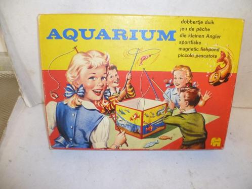 Aquarium Jumbo Spel 1970 Vissen Vangen met Magneet Hengel., Antiek en Kunst, Antiek | Speelgoed, Ophalen of Verzenden