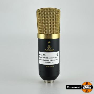 Devine BM-500 condensator studiomicrofoon | Met schade