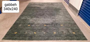 Groot Perzisch tapijt gabbeh 340x240 handgeknoopt vloerkleed