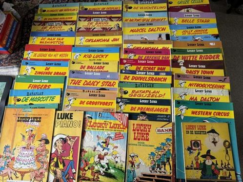 Rataplan en Lucky Luke. 41 Albums waarvan 3 Dubbel.DVD-Box m, Boeken, Stripboeken, Zo goed als nieuw, Meerdere stripboeken, Ophalen of Verzenden