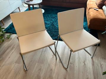 Design stoelen te koop 2 stuks