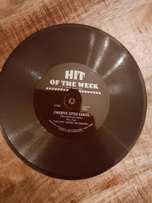 Hit of the week - Vincent Lopez Orch. - Cheerful little earf, Cd's en Dvd's, Vinyl | Overige Vinyl, Zo goed als nieuw, 10 inch