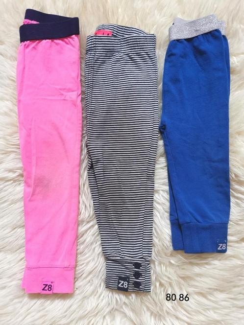 Set z8 leggings broek 80/86, Kinderen en Baby's, Babykleding | Maat 80, Gebruikt, Meisje, Broekje, Ophalen of Verzenden