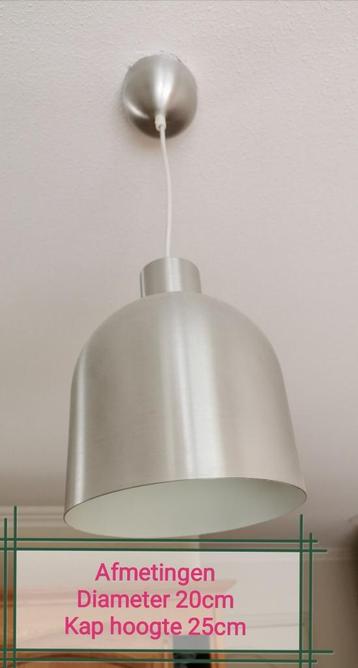  Plafond lamp, RVS-style, 1set, 2stk