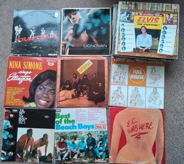 Verzameling vinyl pop rock blues jazz sixties folk 38x