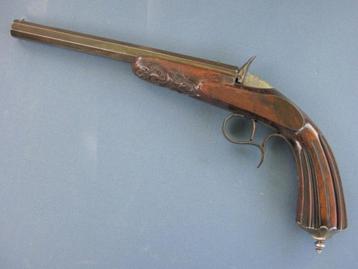 Antiek Salon pistool 6 mm flobert