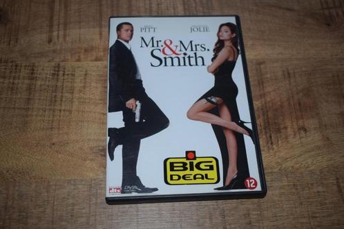 Mr. & Mrs. Smith - Brad Pitt & Angelina Jolie DVD, Cd's en Dvd's, Dvd's | Actie, Gebruikt, Actie, Vanaf 12 jaar, Ophalen of Verzenden