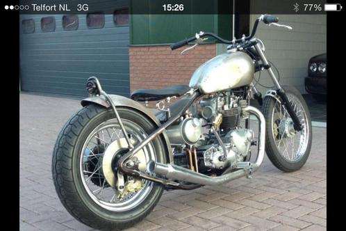 Eigenbouw hardtail - Triumph Bonneville 1978. Forty 48, Motoren, Motoren | Harley-Davidson, Particulier, Chopper, meer dan 35 kW