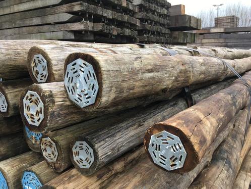 Cloeziana hout nieuw rondhout ronde palen klasse 1, Tuin en Terras, Palen, Balken en Planken, Nieuw, Palen, Ophalen