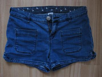Korte spijkerbroek jeans short maat 176