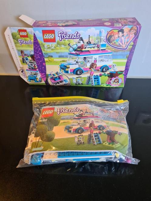 LEGO FRIENDS Olivia's missievoertuig - 41333, Kinderen en Baby's, Speelgoed | Duplo en Lego, Zo goed als nieuw, Lego, Ophalen of Verzenden