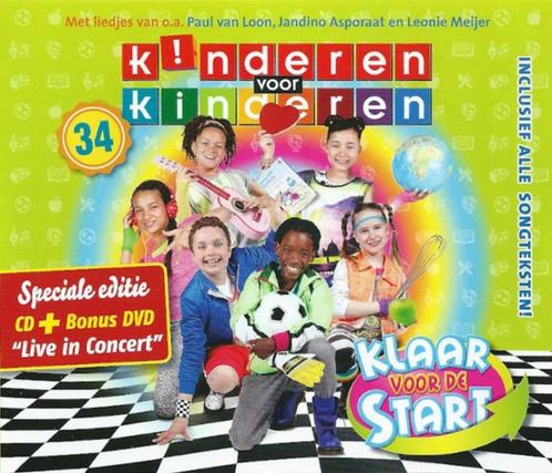 dubbel C.D. (2013) Kinderen voor Kinderen - No. 34 Klaar voo, Cd's en Dvd's, Cd's | Nederlandstalig, Gebruikt, Pop, Ophalen of Verzenden