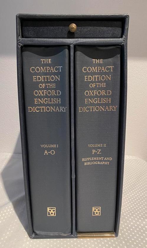 The Compact Edition of the Oxford English Dictionary, Boeken, Woordenboeken, Zo goed als nieuw, Engels, Ophalen of Verzenden