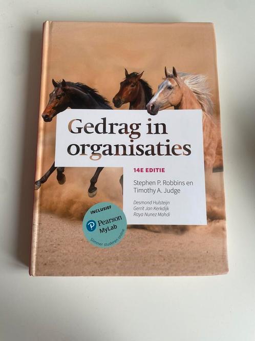 Gedrag in organisaties, 14e editie met MyLab NL toegangscode, Boeken, Schoolboeken, Zo goed als nieuw, Nederlands, Overige niveaus