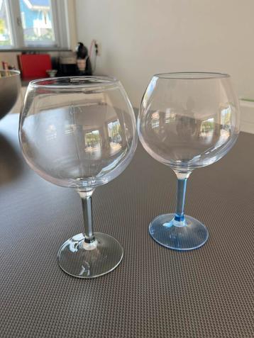 2x Gin glas Kunstof