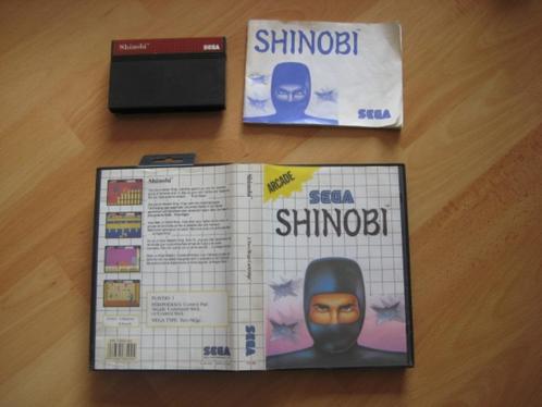 Shinobi Sega Mastersystem Master System, Spelcomputers en Games, Games | Sega, Master System, Avontuur en Actie, Ophalen of Verzenden