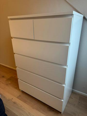 IKEA Malm ladekast - 6 lades - wit - afbeelding 2 IKEA Malm ladekast - 6 lades - wit - afbeelding 2