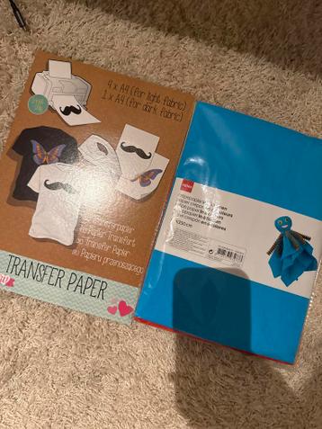Transferpapier en crêpepapier - Gratis!
