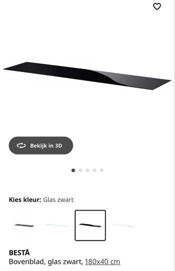 IKEA Besta glazen plaat - zgan - afbeelding 2 IKEA Besta glazen plaat - zgan - afbeelding 2