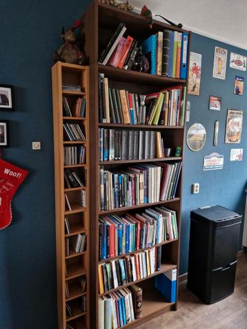 Ikea Billy Boekenkast donkerbruin met extra opzetstuk - afbeelding 2 Ikea Billy Boekenkast donkerbruin met extra opzetstuk - afbeelding 2