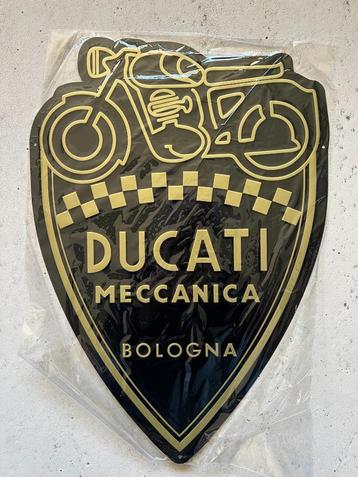 Origineel Ducati Meccanica metalen bord - Nieuw! Ongeopend!