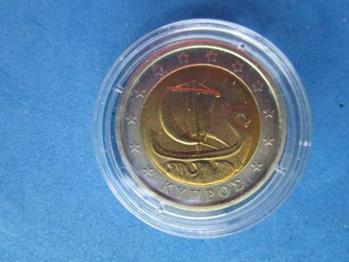 (vawK2239) Sample euromunt Cyprus (met certificaat), Postzegels en Munten, Munten | Europa | Euromunten, Losse munt, 2 euro, Cyprus