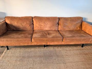 Bruine bank 270cm - Goede staat