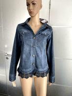 F173 Nieuw: spijkerjasje maat 38=M jasje jeans spijker blauw