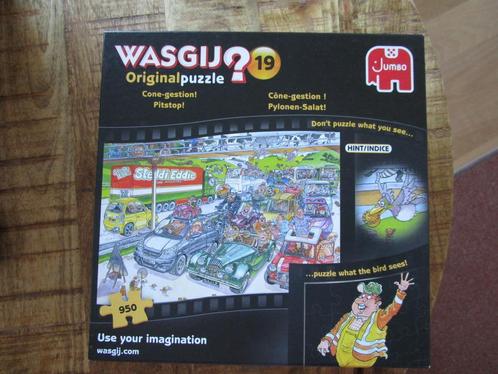 Wasgij Original - legpuzzel nr. 19 - Pitstop, Hobby en Vrije tijd, Denksport en Puzzels, Zo goed als nieuw, Legpuzzel, 500 t/m 1500 stukjes
