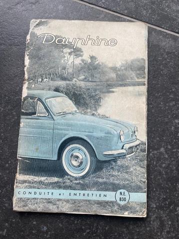 onderhouds boekje voor Dauphine oldtimer