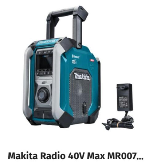 MAKITA BOUWRADIO DeWALT WERFRADIO BLUETOOTH PERFECT PRO, Audio, Tv en Foto, Radio's, Nieuw, Bouwradio, Ophalen of Verzenden