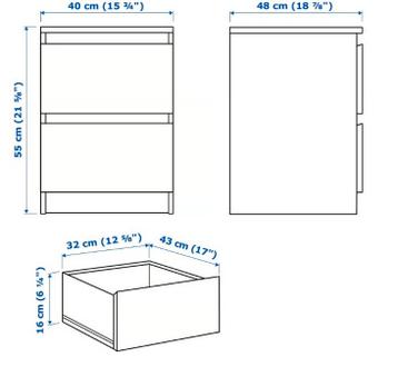 Ikea Malm ladekast / nachtkastje - afbeelding 3 Ikea Malm ladekast / nachtkastje - afbeelding 3