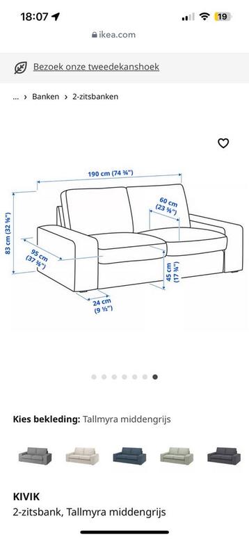 2-zitsbank ikea KIVIK - afbeelding 6 2-zitsbank ikea KIVIK - afbeelding 6