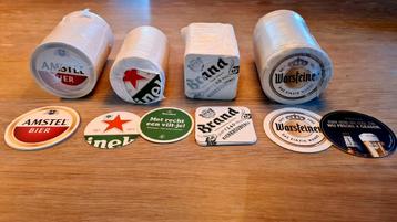 Heineken ,Warsteiner ,Amstel en Brand Bierviltjes . Of......