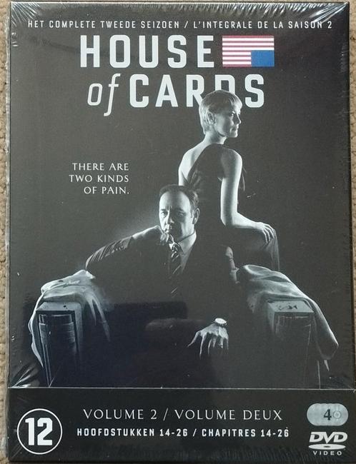 House of Cards - Complete 2de seizoen - Nieuw en geseald, Cd's en Dvd's, Dvd's | Tv en Series, Nieuw in verpakking, Thriller, Boxset