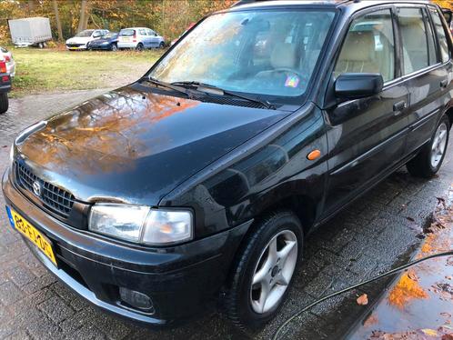 Mazda Demio 1.3 Comfort 2000 Zwart, Auto's, Mazda, Particulier, Demio, Lichtmetalen velgen, Benzine, MPV, Handgeschakeld, Origineel Nederlands