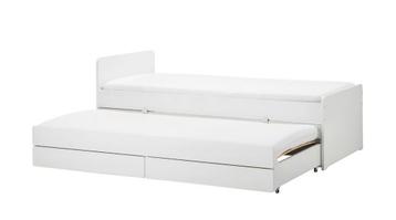IKEA Släkt Bedframe met lattenbodem en matrassen - afbeelding 1 IKEA Släkt Bedframe met lattenbodem en matrassen - afbeelding 1