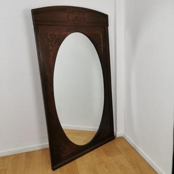 Grote Antiek, landelijke schouwspiegel, spiegel XL. 011714