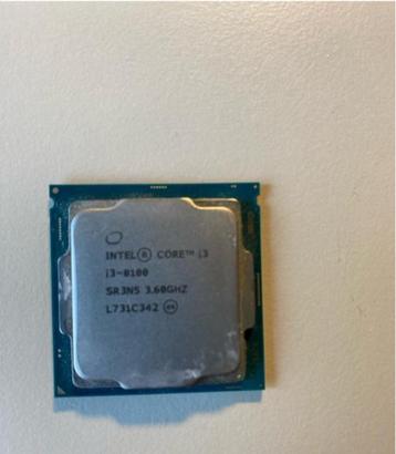 Intel I3 8100 8 gen 3,60 GHz 4 cores