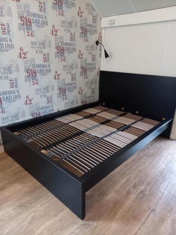 Ikea bed Malm 140x200 met lattenbodem - afbeelding 3 Ikea bed Malm 140x200 met lattenbodem - afbeelding 3