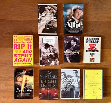 10 literatuur boeken English Books o.a. Hemingway, Kerouac 