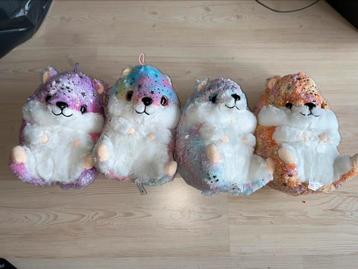 4x Hamster plush knuffels