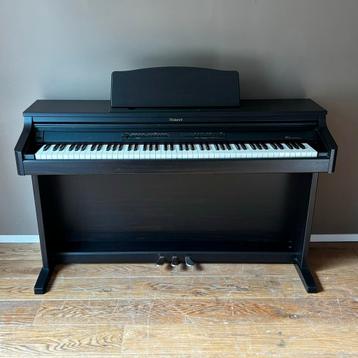 Roland HP-2e digitale piano (88 toetsen, keyboard, bruin)