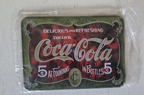 Coca-Cola Wandbordje Delicious and refreshing, Verzamelen, Merken en Reclamevoorwerpen, Nieuw, Reclamebord, Verzenden