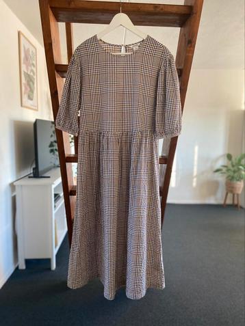 Monki seersucker gingham geruite jurk