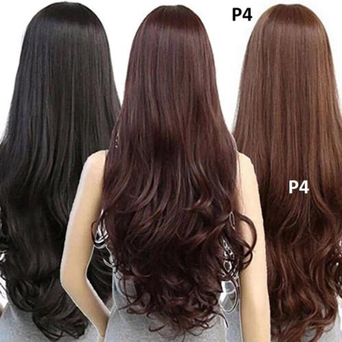 P4 licht bruine lange pruik , rechts op de foto............., Sieraden, Tassen en Uiterlijk, Uiterlijk | Haarverzorging, Pruik of Haarverlenging