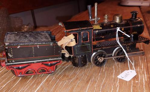 Zeer oude stoomtrein (live steam) Märklin spoor 0 (35mm), Hobby en Vrije tijd, Modeltreinen | Overige schalen, Gebruikt, Locomotief