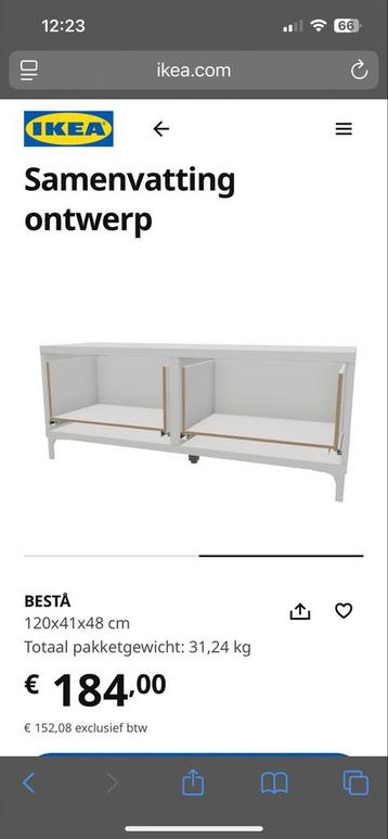 IKEA BESTA kast met l.grijze fronten - afbeelding 5 IKEA BESTA kast met l.grijze fronten - afbeelding 5